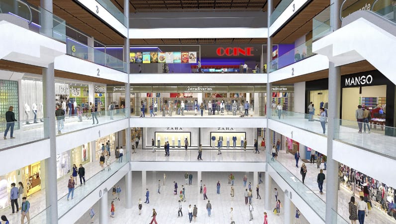 Inside Los Fresnos Shopping Center